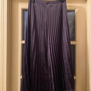 Anthropologie Something Else by Natalie Wood Pleated Maxi Skirt